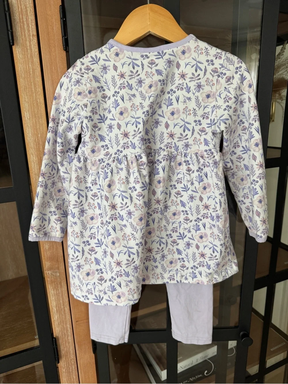 Stitchy Fish floral set i LilacYou Leggings dress top long sleeve ruffle toddler